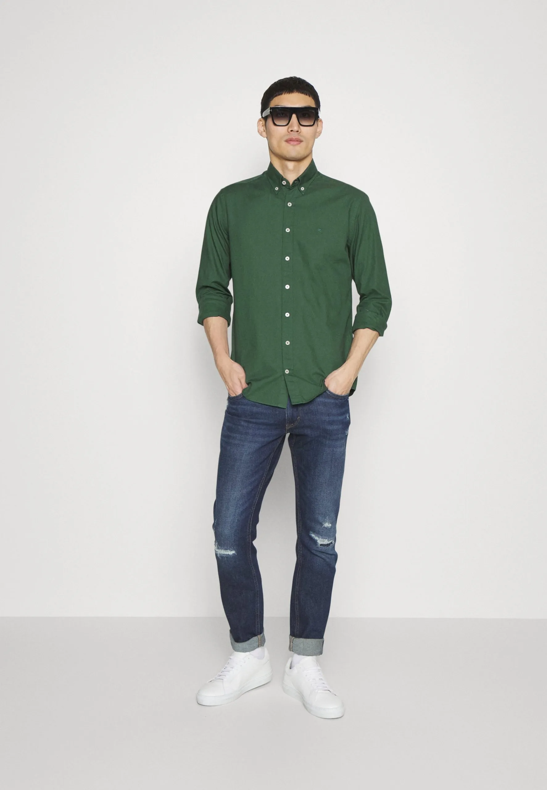 Hackett London GARMENT DYED OXFORD - Skjorter 4 Hackett London GARMENT DYED OXFORD - Skjorter - Billede 2