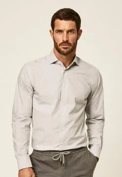 Hackett London MELANGE SELVEDGE - Skjorter