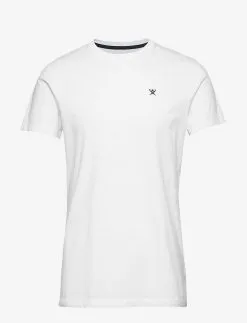 Hackett London SS LOGO TEE - 800WHITE