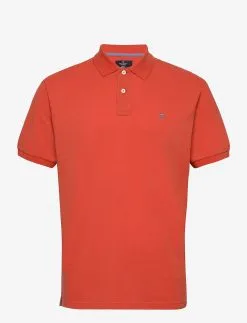 Hackett London SLIM FIT LOGO - ORANGE RED