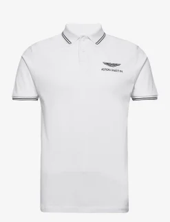 Hackett London AMR TIPPED POLO - WHITE