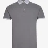 Hackett London MARL TRIM POLO - IRON -Hackett London Butik hachm563117 ciron