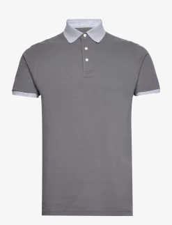 Hackett London MARL TRIM POLO - IRON