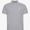Hackett London HERITAGE LOGO POLO - GREY MARL -Hackett London Butik hachm563123 cgreymarl