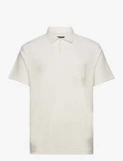 Hackett London TOWEL POCKET POLO - ECRU
