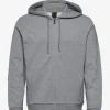 Hackett London ESSENTIAL HOODY FZ - GREY MARL -Hackett London Butik hachm581104 cgreymarl