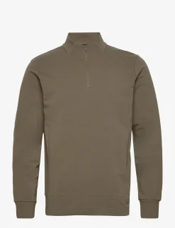 Hackett London HS HZ SWEAT - DUSTY OLIVE