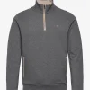 Hackett London PIQUE HZ SWEAT - CHARCOAL -Hackett London Butik hachm581119 ccharcoal
