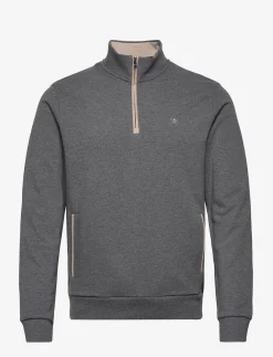 Hackett London PIQUE HZ SWEAT - CHARCOAL