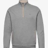 Hackett London PIQUE HZ SWEAT - LIGHT GREY MARL