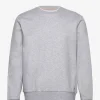 Hackett London TIPPED CREW - LIGHT GREY MARL -Hackett London Butik hachm581123 clightgreymarl