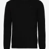Hackett London LAMBSWOOL CREW - BLACK -Hackett London Butik hachm702827 cblack