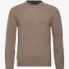 Hackett London LAMBSWOOL CREW - DESERT TAUPE -Hackett London Butik hachm702827 cdeserttaupe