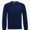 Hackett London LAMBSWOOL CREW - NAVY -Hackett London Butik hachm702827 cnavy