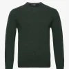 Hackett London LAMBSWOOL CREW - PEAT
