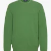 Hackett London LAMBSWOOL CREW - WATERCRESS -Hackett London Butik hachm702827 cwatercress