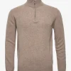 Hackett London LAMBSWOOL HZIP - DESERT TAUPE -Hackett London Butik hachm702829 cdeserttaupe