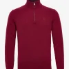 Hackett London LAMBSWOOL HZIP - SYRAH -Hackett London Butik hachm702829 csyrah