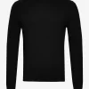 Hackett London MERINO CASH MIX CREW - BLACK -Hackett London Butik hachm702831 cblack