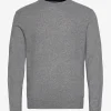 Hackett London MERINO CASH MIX CREW - GREY MARL -Hackett London Butik hachm702831 cgreymarl