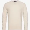 Hackett London MERINO CASH MIX V NCK - ECRU -Hackett London Butik hachm702832 cecru