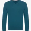 Hackett London MERINO CASH MIX V NCK - ENSIGN BLUE -Hackett London Butik hachm702832 censignblue