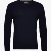 Hackett London MERINO CASH MIX V NCK - NAVY -Hackett London Butik hachm702832 cnavy