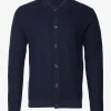 Hackett London MERINO KNIT OVERSHIRT - NAVY -Hackett London Butik hachm702838 cnavy