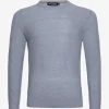Hackett London WSC TEXTURED CREW - CHAMBRAY -Hackett London Butik hachm702909 cchambray