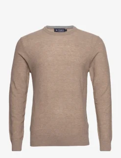 Hackett London WSC TEXTURED CREW - SAND