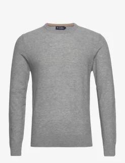 Hackett London WSC TEXTURED CREW - STONE